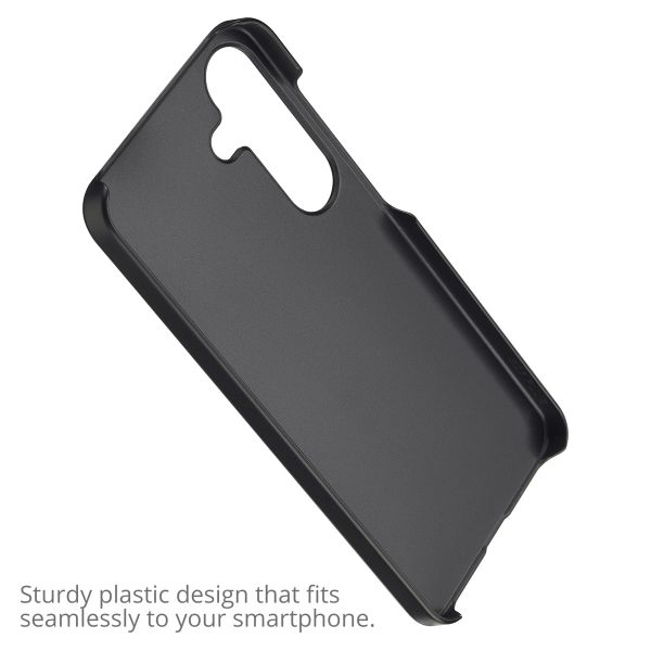 Gestalte deine eigene Hardcase Hülle Samsung Galaxy S25 - Schwarz