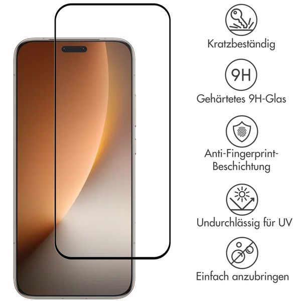 Accezz Full Cover Screen Protector aus gehärtetem Glas Honor Magic8 Pro