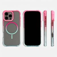 Selencia Gradient MagSafe Back Cover Apple iPhone 16 Pro Max - Rosa / Blau