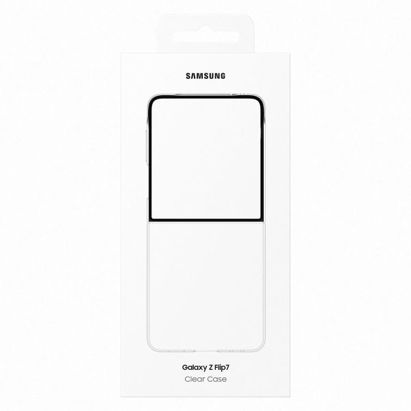 Samsung Original Clear Case Samsung Galaxy Z Flip 7 - Transparent