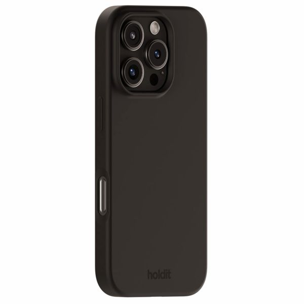 Holdit Silicone Case für das iPhone 16 Pro Max - Black