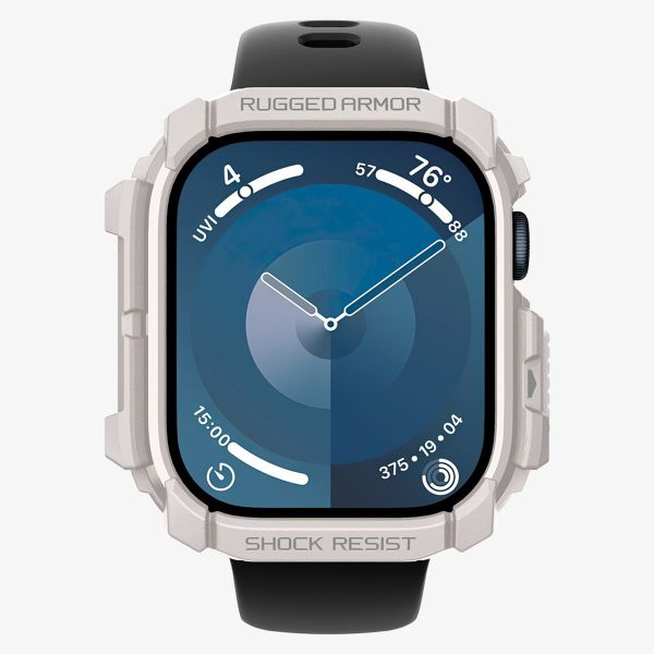 Spigen Rugged Armor™ Hülle für die Apple Watch Series 10 / 11 - 42 mm - Dune Beige