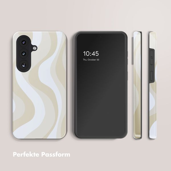 Selencia Vivid Rückabdeckung mit MagSafe Samsung Galaxy S26 - Desert Waves Beige