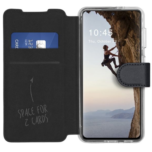 Accezz Xtreme Wallet Klapphülle für das Samsung Galaxy A72 - Schwarz