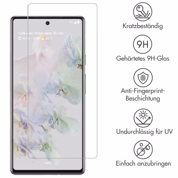 Accezz Screen Protector aus gehärtetem Glas Google Pixel 7
