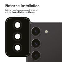 imoshion 2er-Pack Objektivschutz für Kamera für das Samsung Galaxy S23 FE - Schwarz