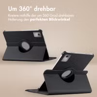 imoshion 360° drehbare Klapphülle Lenovo Idea Tab - Schwarz