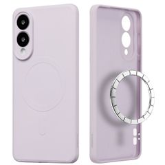 imoshion Color Back Cover mit MagSafe Samsung Galaxy S25 Edge - Violett