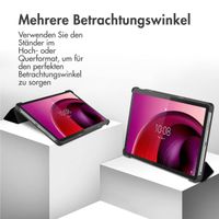 imoshion Trifold Klapphülle für das Lenovo Tab M10 5G - Don't touch