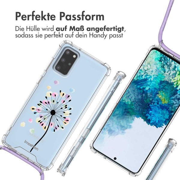 imoshion Design Hülle mit Band für das Samsung Galaxy S20 Plus - Sandstone Dandelion