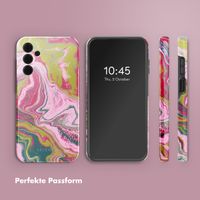 Selencia Vivid Back Cover Samsung Galaxy A15 (5G) - Marble Pink
