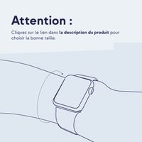 Apple 2 Pack Geflochtenes Solo Loop für Apple Watch | 44/45/46/49 mm - Größe 6 - Lavender/ Chartreuse