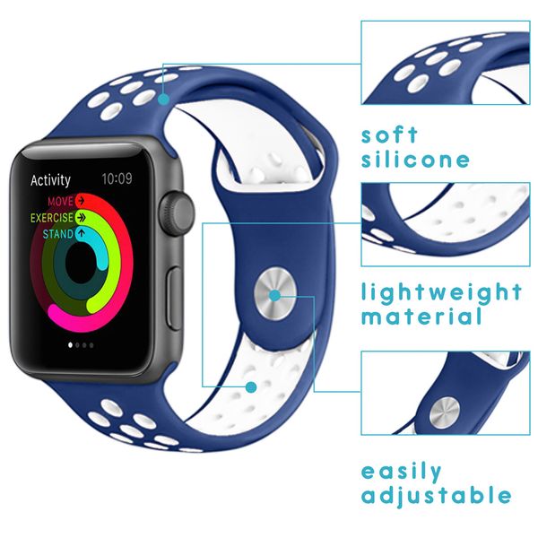 imoshion Silikonband Sport Apple Watch Series 1-10 / SE / Ultra (2) - 42/44/45/46/49 mm