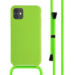 imoshion SilikonHülle mit Band Apple iPhone 11 - Fluor Groen