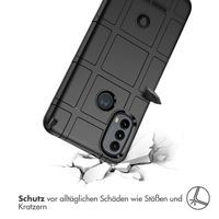 imoshion Rugged Shield Backcover für das Motorola Moto E20 / E30 / E40 - Schwarz