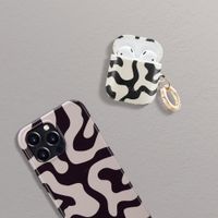Selencia Vivid Case Apple AirPods 1 / 2 - Art Wave Black