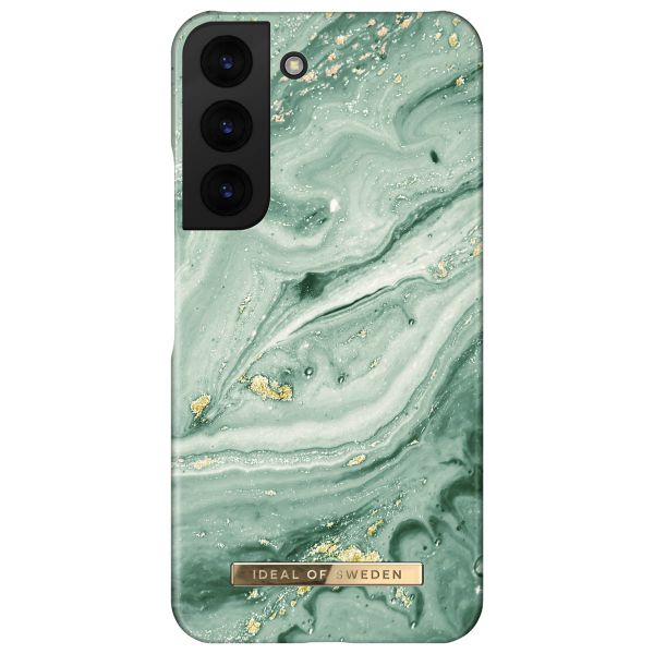 iDeal of Sweden Fashion Back Case für das Samsung Galaxy S22 - Mint Swirl Marble