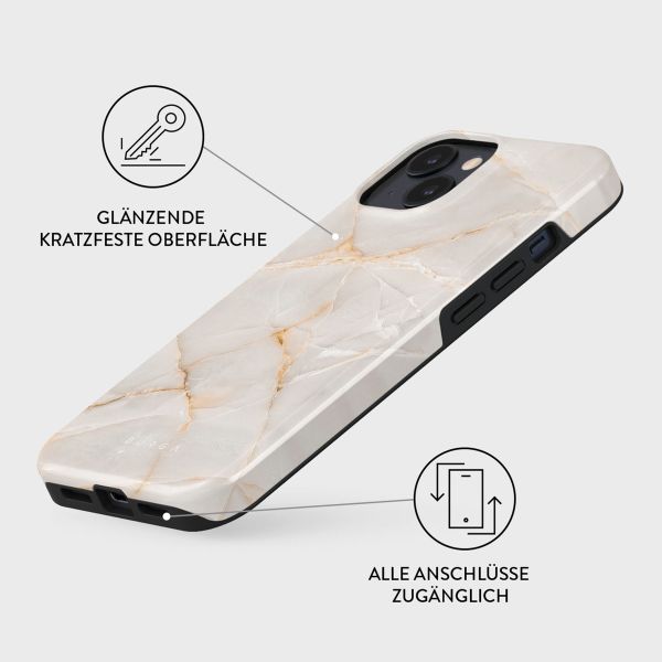 Burga Tough Back Cover für das iPhone 13 - Vanilla Sand