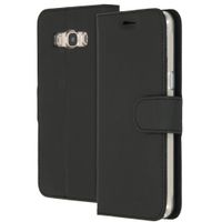 Accezz Schwarzes Wallet TPU Klapphülle für Samsung Galaxy J5 (2016)