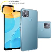 Accezz TPU Clear Cover für das Oppo A15 - Transparent