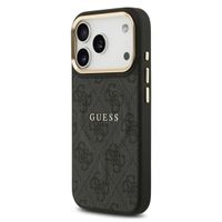Guess Classic 4G Logo Backcover MagSafe Apple iPhone 17 Pro Max - Schwarz