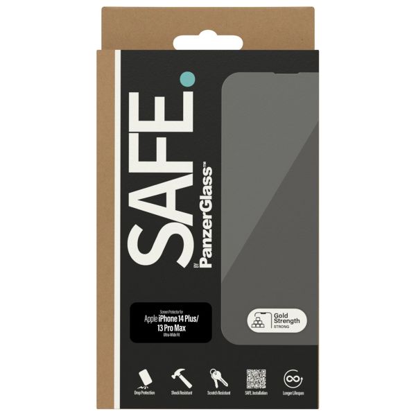 SAFE by PanzerGlass Ultra-Wide Fit Displayschutz für das iPhone 14 Plus / 13 Pro Max