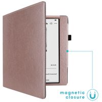 imoshion Vegan Leather Klapphülle Kobo Elipsa 2E - Rosé gold