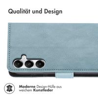 imoshion Luxuriöse Klapphülle Samsung Galaxy A35 - Hellblau