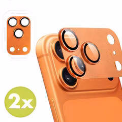 imoshion Kameraprotektor aus Glas 2er-Pack für das Apple Apple iPhone 17 Pro Max - Cosmic Orange
