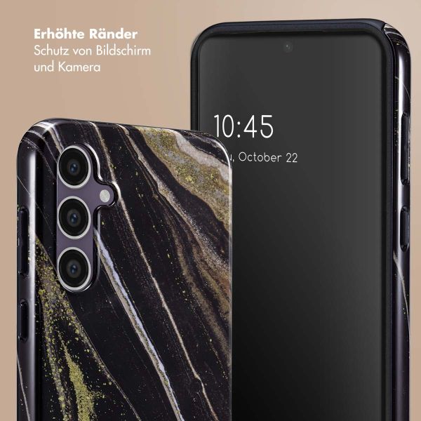 Selencia Vivid Back Cover Samsung Galaxy S23 FE - Chic Marble