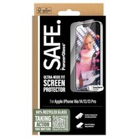 SAFE by PanzerGlass Ultra-Wide Fit Screenprotector inkl. Applikator iPhone 13 / 13 Pro / 14 / 16e