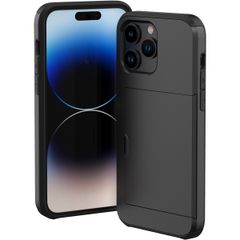 imoshion Backcover mit Kartenfach Apple iPhone 14 Pro - Schwarz