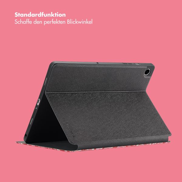 Selencia Vivid Klapphülle Samsung Galaxy Tab A9 Plus - Wild Spots Lipstick