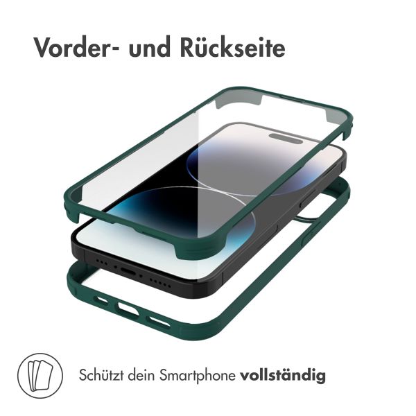 Accezz 360° Rundumschutzhülle für das Apple iPhone 14 Pro - Grün
