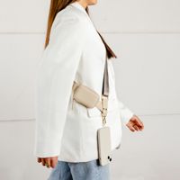 Selencia Handykette mit kleiner Tasche - Beige