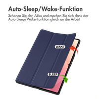 imoshion Trifold Klapphülle Samsung Galaxy Tab S11 Ultra - Dunkelblau