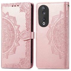 imoshion Mandala Klapphülle für das Honor 90 - Rose Gold