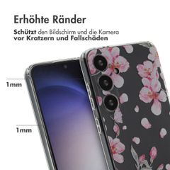 imoshion Design Hülle Samsung Galaxy S24 Plus - Blossom Watercolor