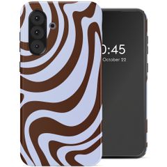 Selencia Vivid Back Cover Samsung Galaxy A36 / A56 - Dream Swirl Chocolate