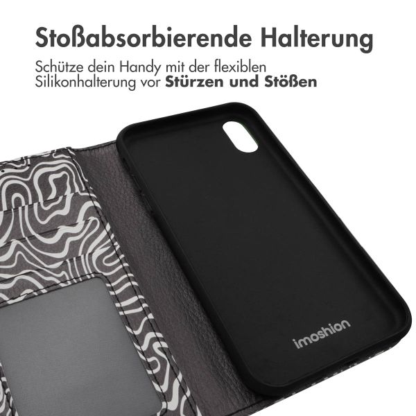 imoshion Design Klapphülle Apple iPhone Xr - Black And White
