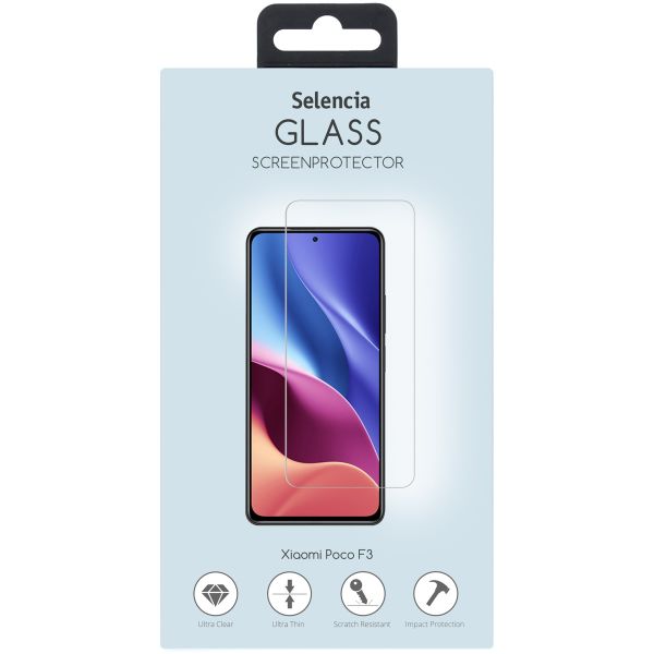 Selencia Displayschutz aus gehärtetem Glas für das Xiaomi Poco F3