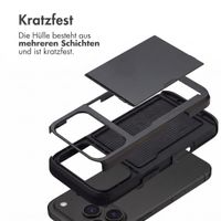 imoshion Backcover mit Kartenfach Apple iPhone 18 Pro / 17 Pro - Schwarz