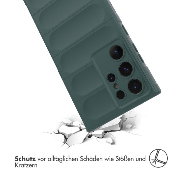 imoshion EasyGrip Back Cover für das Samsung Galaxy S24 Ultra - Dunkelgrün