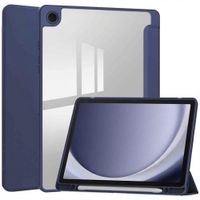 imoshion Trifold Hardcase Klapphülle Samsung Galaxy Tab A9 Plus - Dunkelblau