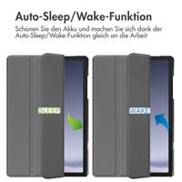 imoshion Trifold Klapphülle Samsung Galaxy Tab A9 Plus - Grau