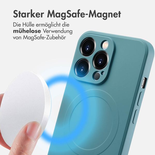 imoshion Color Back Cover mit MagSafe Apple iPhone 13 Pro - Smoke Green