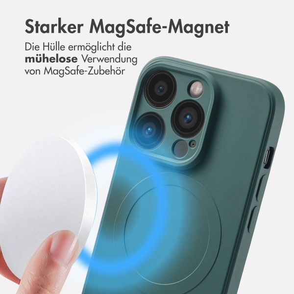 imoshion Color Back Cover mit MagSafe Apple iPhone 14 Pro - Dunkelgrün