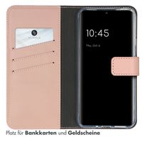 Selencia Echtleder Klapphülle Samsung Galaxy A54 (5G) - Rosa