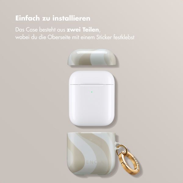 Selencia Vivid Case Apple AirPods 1 / 2 - Desert Waves Beige