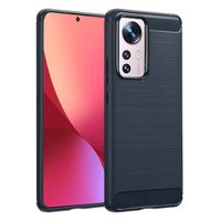 imoshion Brushed Back Cover Xiaomi 12 Pro - Dunkelblau